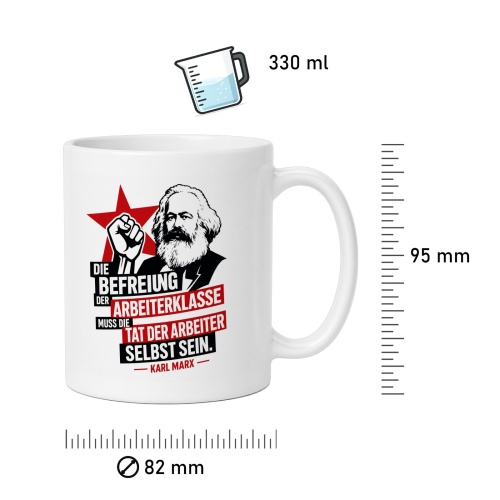 Tasse »Die Befreiung der Arbeiterklasse«
