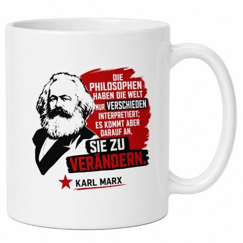 Tasse »Die Philosophen haben die Welt...«