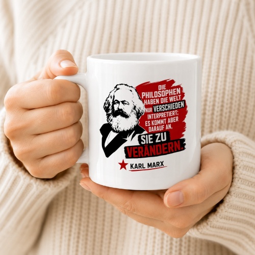 Tasse »Die Philosophen haben die Welt...«