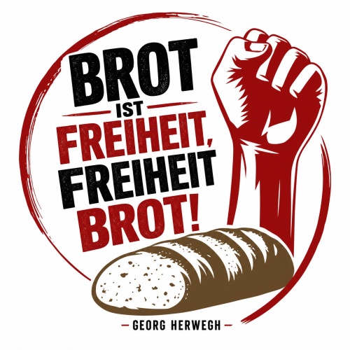 Tasse »Brot ist Freiheit, Freiheit Brot!«