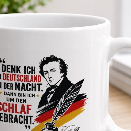 Tasse »Denk ich an Deutschland in der Nacht«