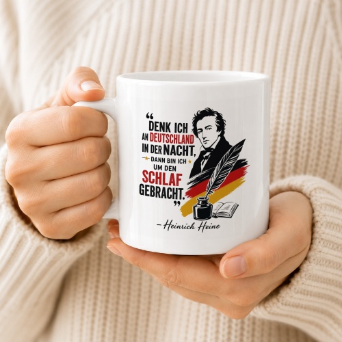 Tasse »Denk ich an Deutschland in der Nacht«