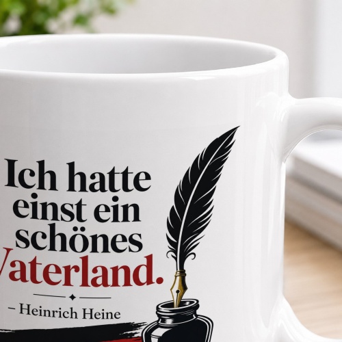 Tasse »Ich hatte einst ein schönes Vaterland«