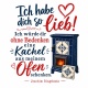 Tasse »Ich habe dich so lieb!« Ringelnatz Ofenkachel