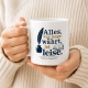 Tasse »Alles, was lange währt, ist leise«
