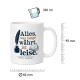 Tasse »Alles, was lange währt, ist leise«