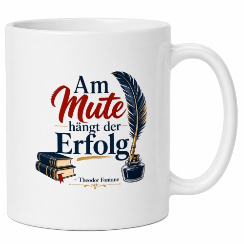 Tasse »Am Mute hängt der Erfolg«