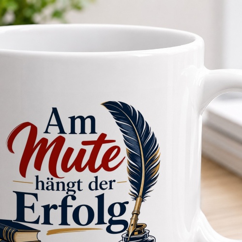 Tasse »Am Mute hängt der Erfolg«
