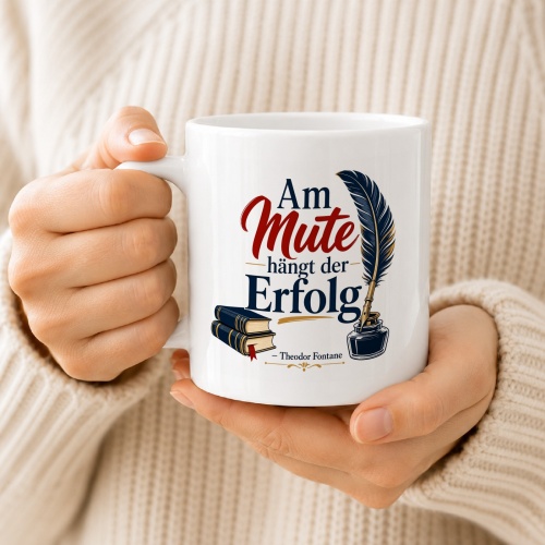 Tasse »Am Mute hängt der Erfolg«