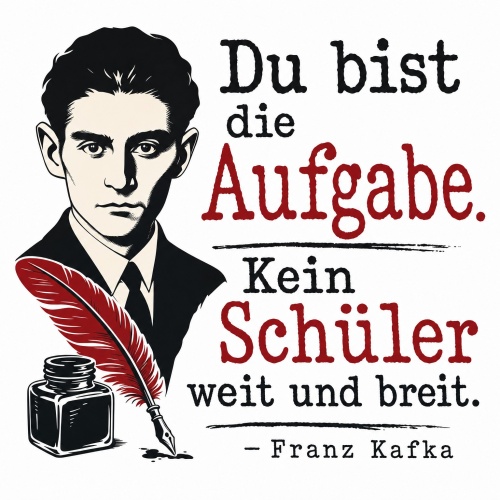 Tasse »Du bist die Aufgabe. Kein Schüler.«