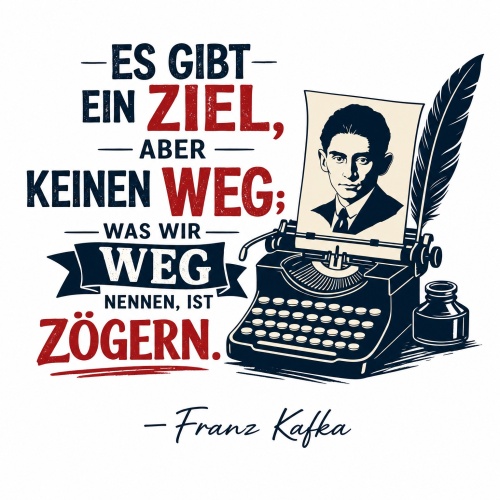 Tasse »Es gibt ein Ziel, aber keinen Weg«