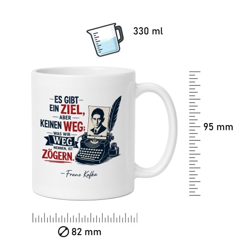 Tasse »Es gibt ein Ziel, aber keinen Weg«