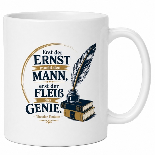 Tasse »Erst der Ernst macht den Mann…«