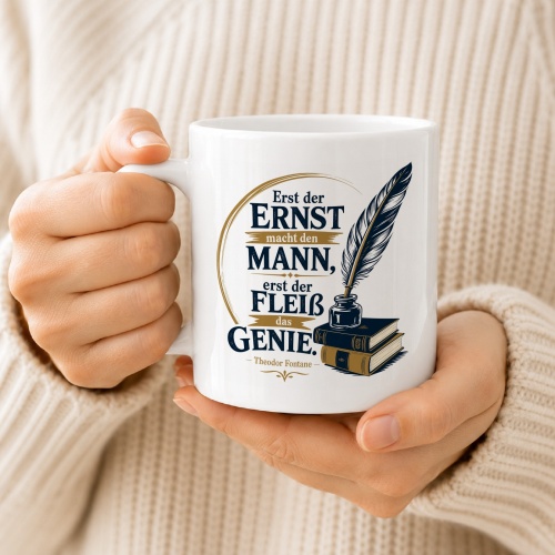 Tasse »Erst der Ernst macht den Mann…«