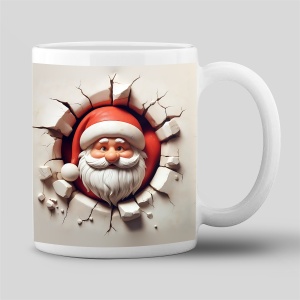 Tasse »Santa 3D«