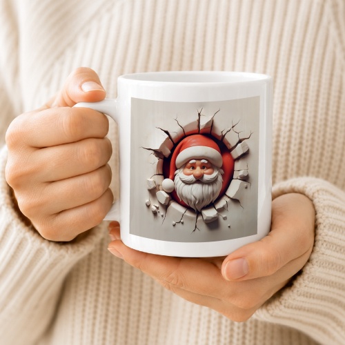 Tasse »Santa 3D«