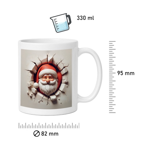 Tasse »Santa 3D«