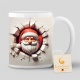 Tasse »Santa 3D«