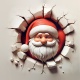 Tasse »Santa 3D«