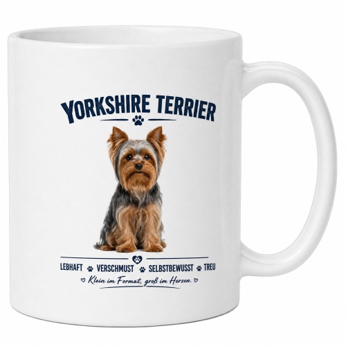 Tasse »Yorkshire Terrier – groß im...