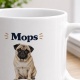 Tasse »Mops – liebevoll, verspielt & spaßig«