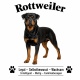 Tasse »Rottweiler – Loyal & Wachsam«