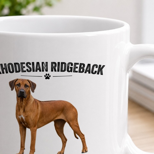 Tasse »Rhodesian Ridgeback – loyal & mutig«