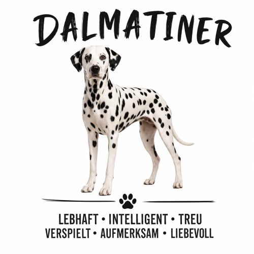 Tasse »Dalmatiner – Lebhaft, treu &...