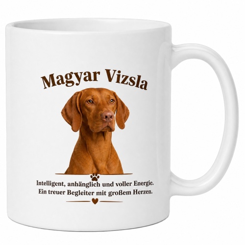 Tasse »Magyar Vizsla – treuer Begleiter«
