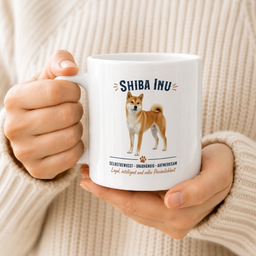 Tasse »Shiba Inu – Loyal & Unabhängig«