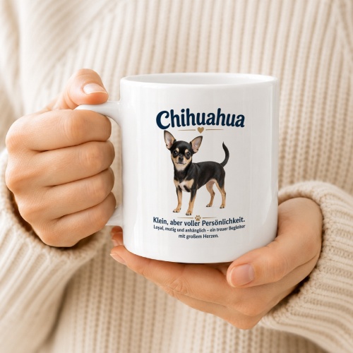 Tasse »Chihuahua – klein, aber voller Persönlichkeit«
