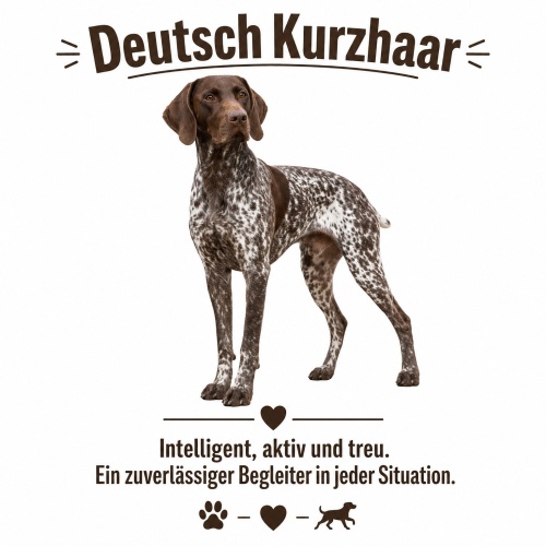 Tasse »Deutsch Kurzhaar – Intelligent, treu...