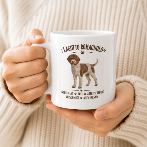 Tasse »Lagotto Romagnolo – treu & verschmust«
