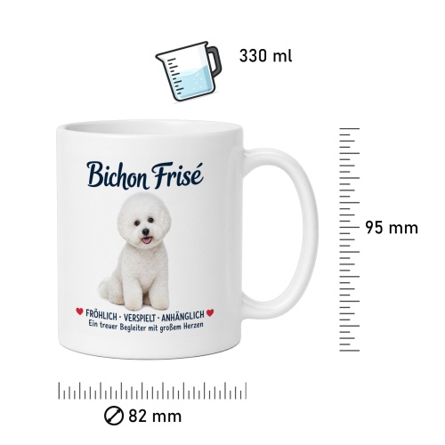 Tasse »Bichon Frisé – Ein treuer Begleiter«