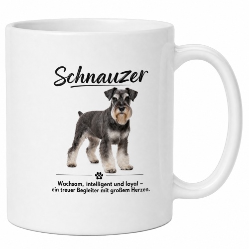 Tasse »Schnauzer – treuer Begleiter«