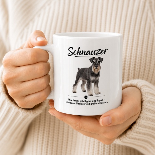 Tasse »Schnauzer – treuer Begleiter«