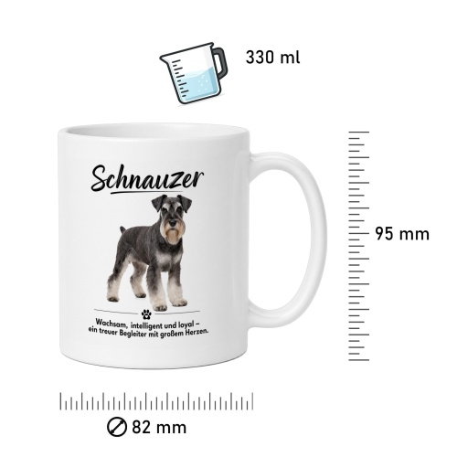 Tasse »Schnauzer – treuer Begleiter«