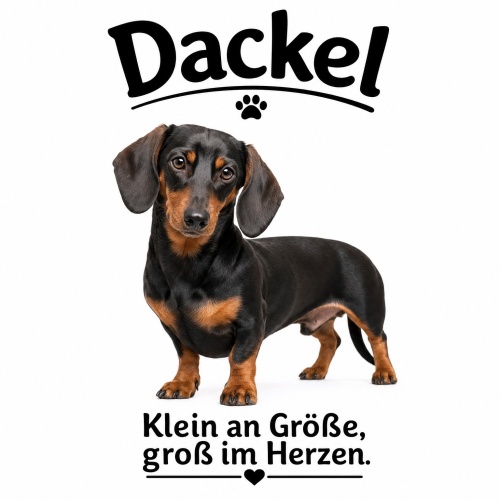 Tasse »Dackel – Klein an Größe,...