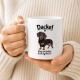 Tasse »Dackel – Klein an Größe, groß im Herzen.«