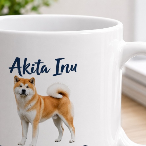 Tasse »Akita Inu – loyal & würdevoll«