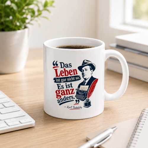 Tasse »Das Leben ist gar nicht so. Es ist ganz...
