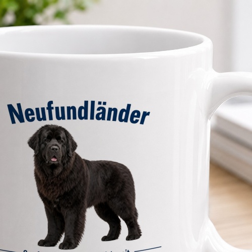 Tasse »Neufundländer – Sanftmütig & Loyal«