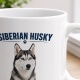 Tasse »Siberian Husky – Freundlich, Intelligent, Ausdauernd«