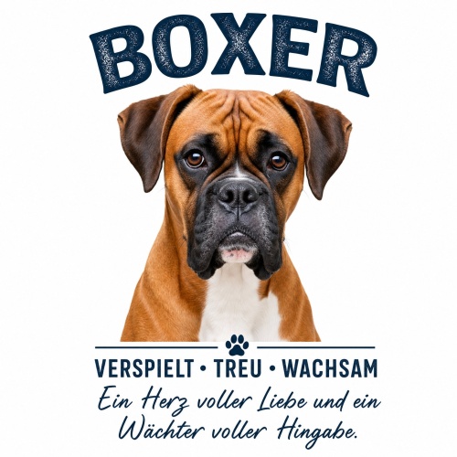Tasse »Boxer – verspielt, treu, wachsam«
