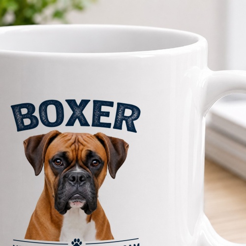 Tasse »Boxer – verspielt, treu, wachsam«