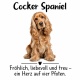 Tasse »Cocker Spaniel – ein Herz auf vier Pfoten«