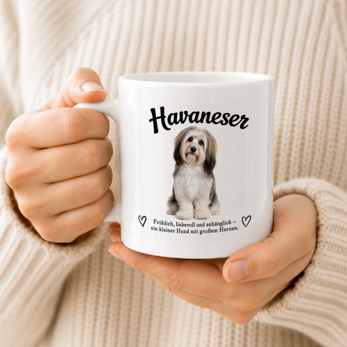 Tasse »Havaneser – ein kleiner Hund mit Herz«