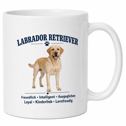 Tasse »Labrador Retriever – Hunderasse«