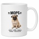 Tasse »Mops – verspielt & treu«