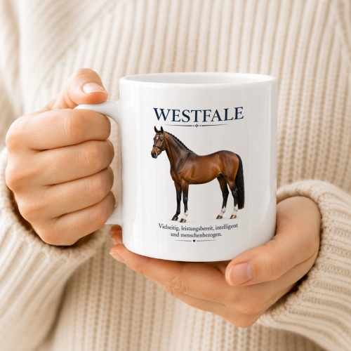 Tasse »Westfale – vielseitig & intelligent«